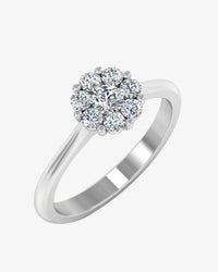flower cluster moissanite engagement ring icecartel main
