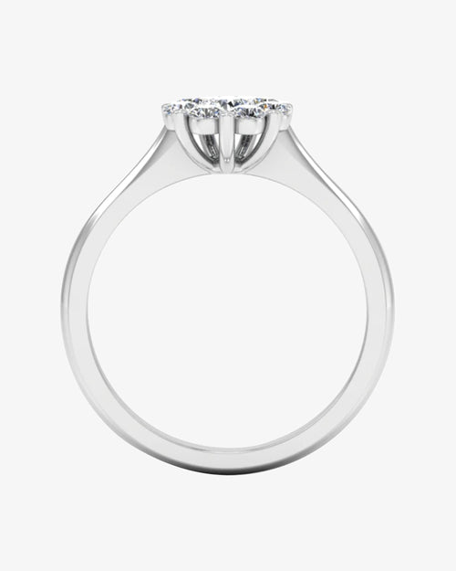 flower cluster moissanite engagement ring icecartel o