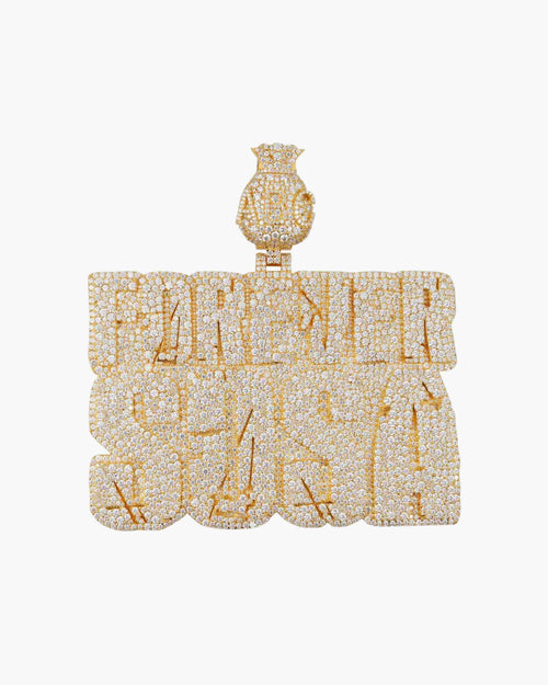 forever sosa custom moissanite name pendant 14k gold icecartel white