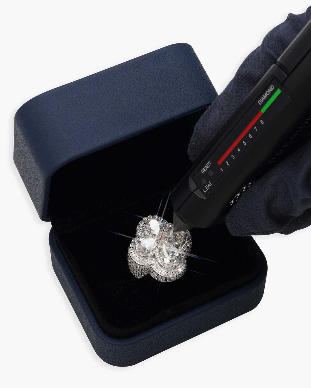 four leaf clover ring 14k gold icecartel box