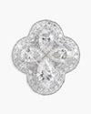 Four Leaf Clover Ring 14K Gold - White Gold