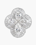 Four Leaf Clover Ring 14K Gold - White Gold