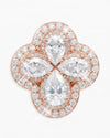 Four Leaf Clover Ring 14K Gold - Rose Gold