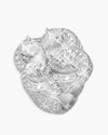 Four Leaf Clover Ring 14K Gold - White Gold
