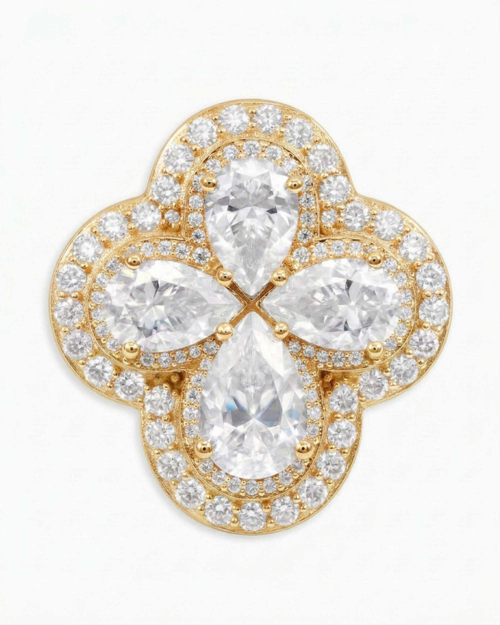 Four Leaf Clover Ring 14K Gold - Yellow Gold