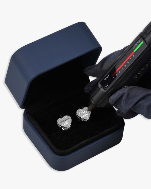 giant heart moissanite earrings 14k gold icecartel px white test