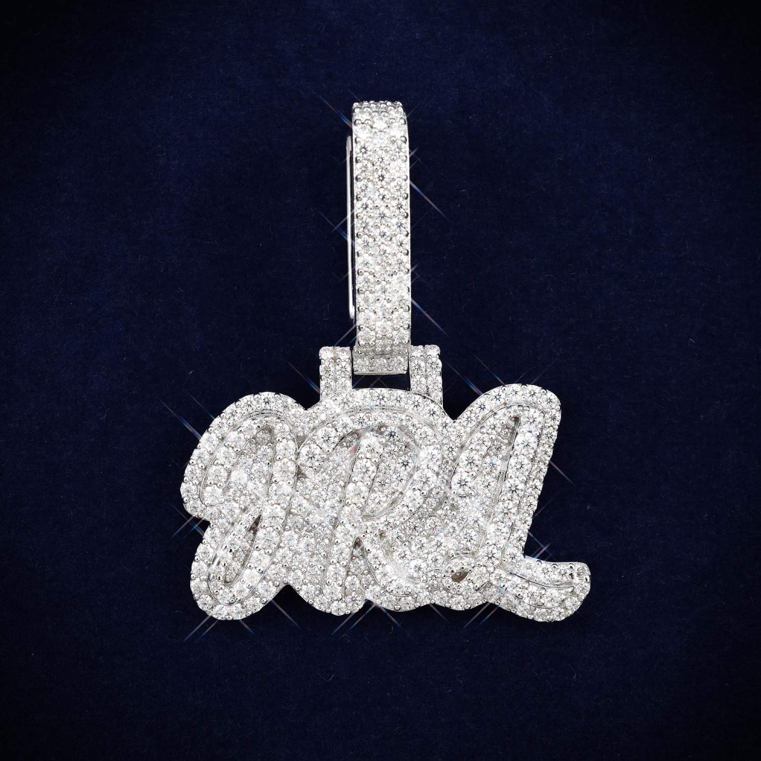 grl custom moissanite name pendant 14k gold icecartel main