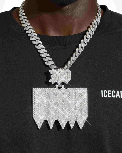 gtoic custom moissanite name pendant 14k gold icecartel model