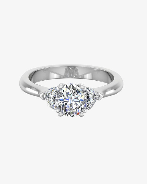 heart crown three stone oval moissanite engagement ring icecartel horizontal