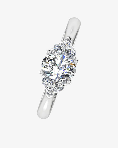 heart crown three stone oval moissanite engagement ring icecartel i