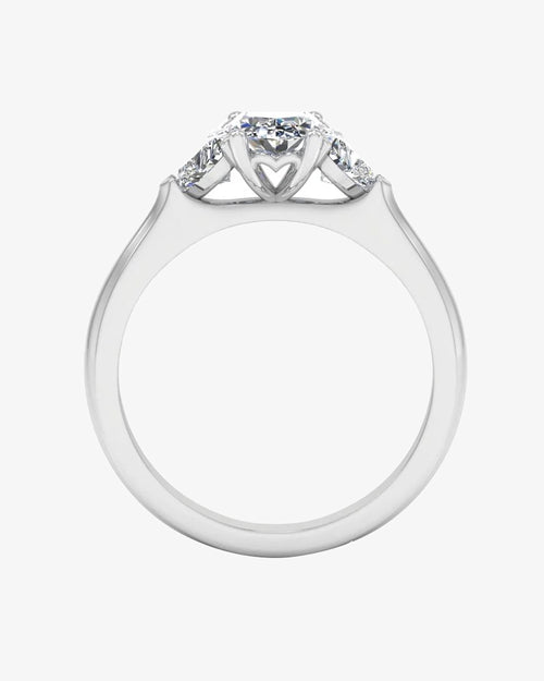 heart crown three stone oval moissanite engagement ring icecartel o