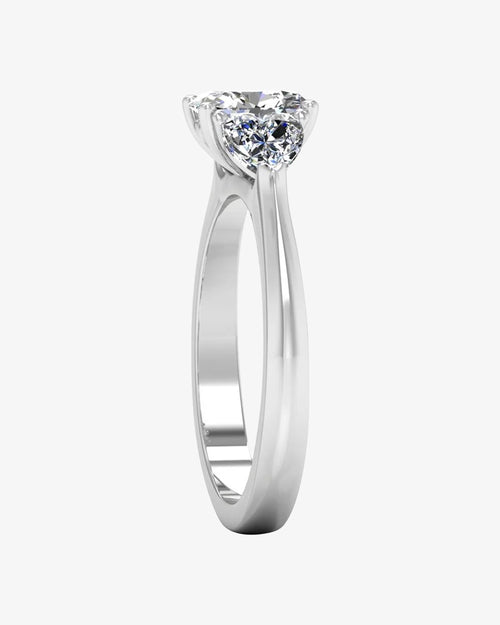 heart crown three stone oval moissanite engagement ring icecartel side