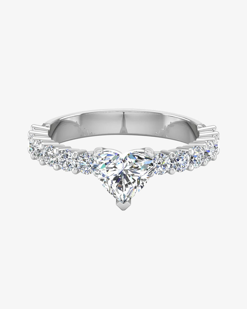 heart cut prong set moissanite engagement ring icecartel horizontal