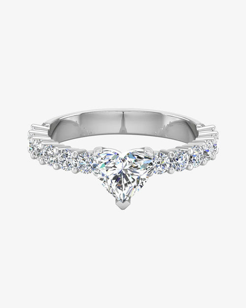 heart cut prong set moissanite engagement ring icecartel horizontal