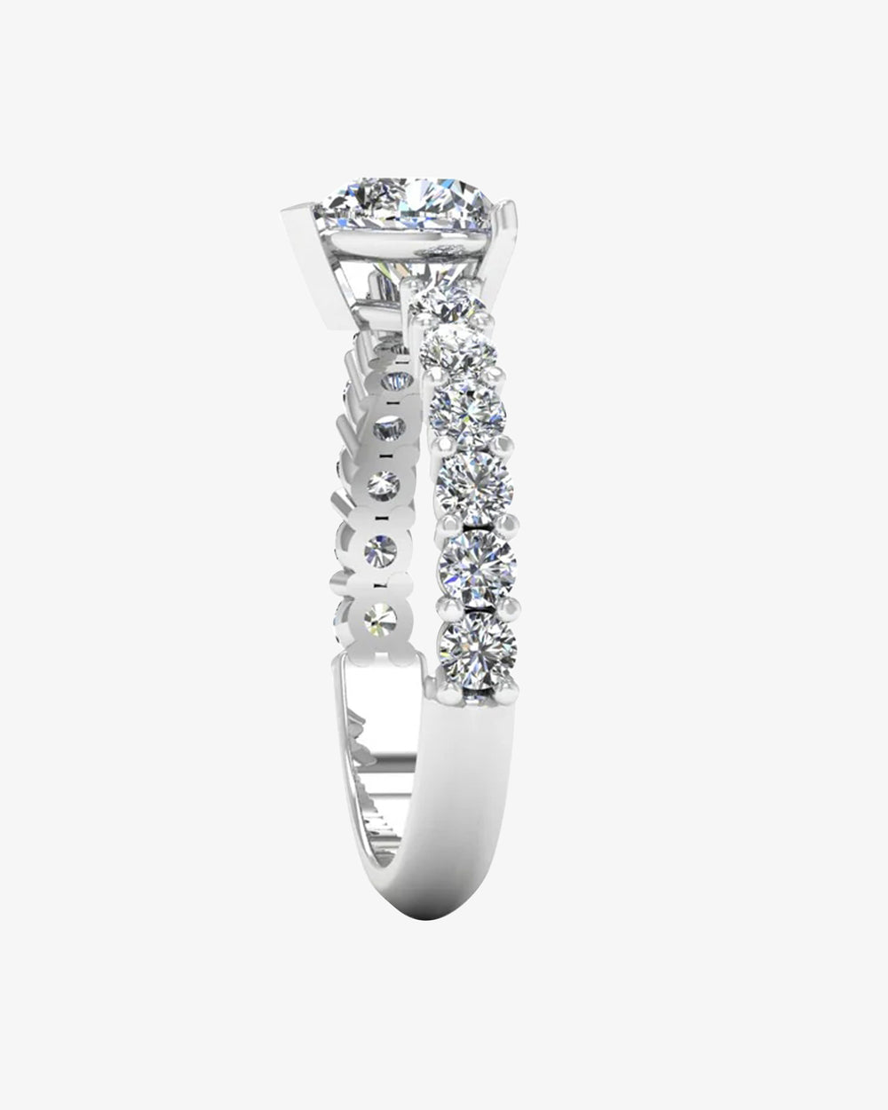 heart cut prong set moissanite engagement ring icecartel side