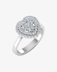 heart halo brilliant moissanite engagement ring main