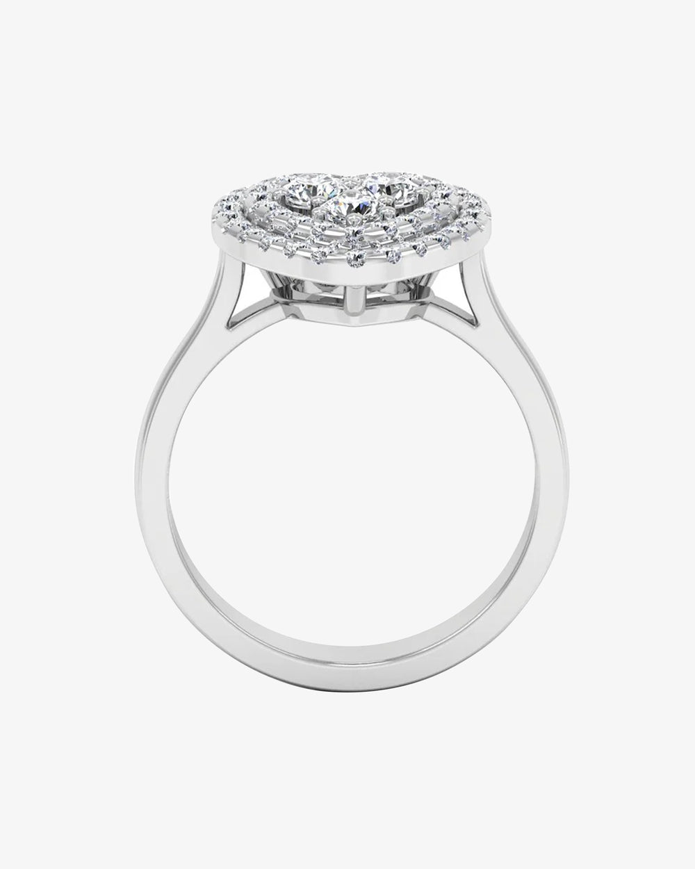 heart halo brilliant moissanite engagement ring o