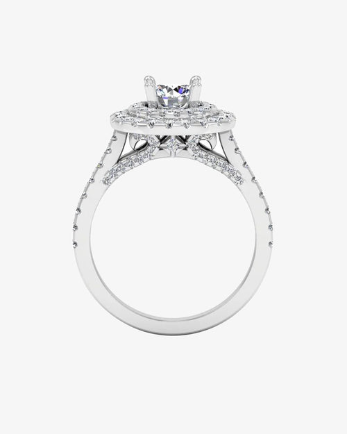 hidden halo cathedral brilliant cut moissanite engagement ring icecartel 0