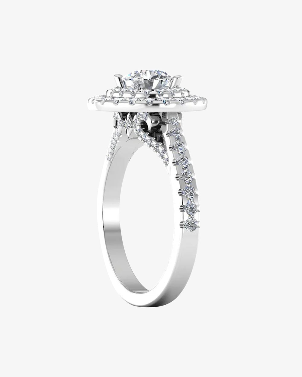hidden halo cathedral brilliant cut moissanite engagement ring icecartel side