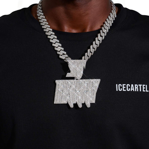 hxrry custom moissanite name pendant 14k gold icecartel model