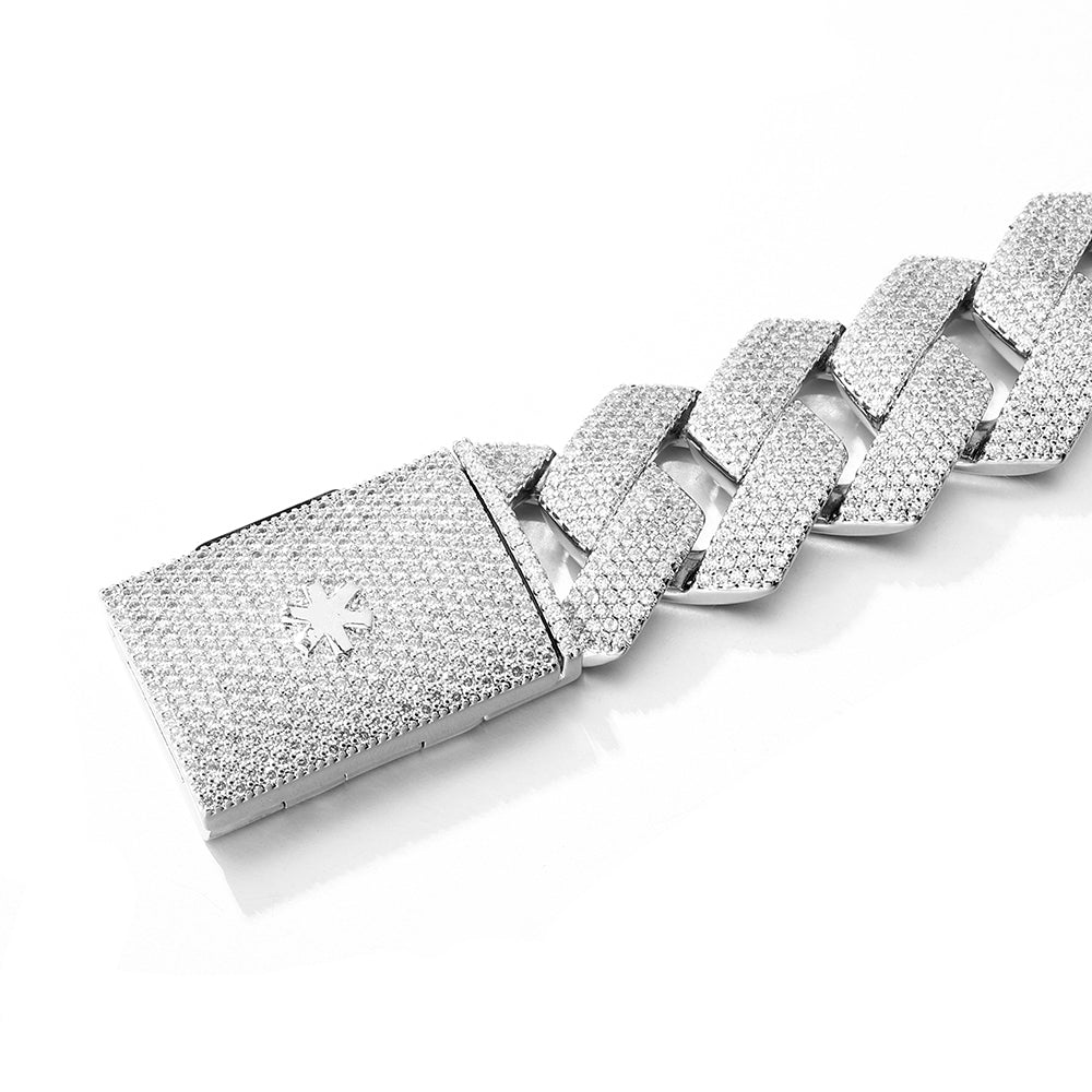 icecartel 20mm vvs cuban link chain white gold box clasp