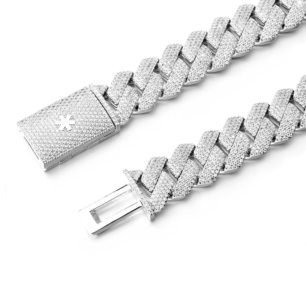 icecartel 20mm vvs prong cuban link chain white gold 2.