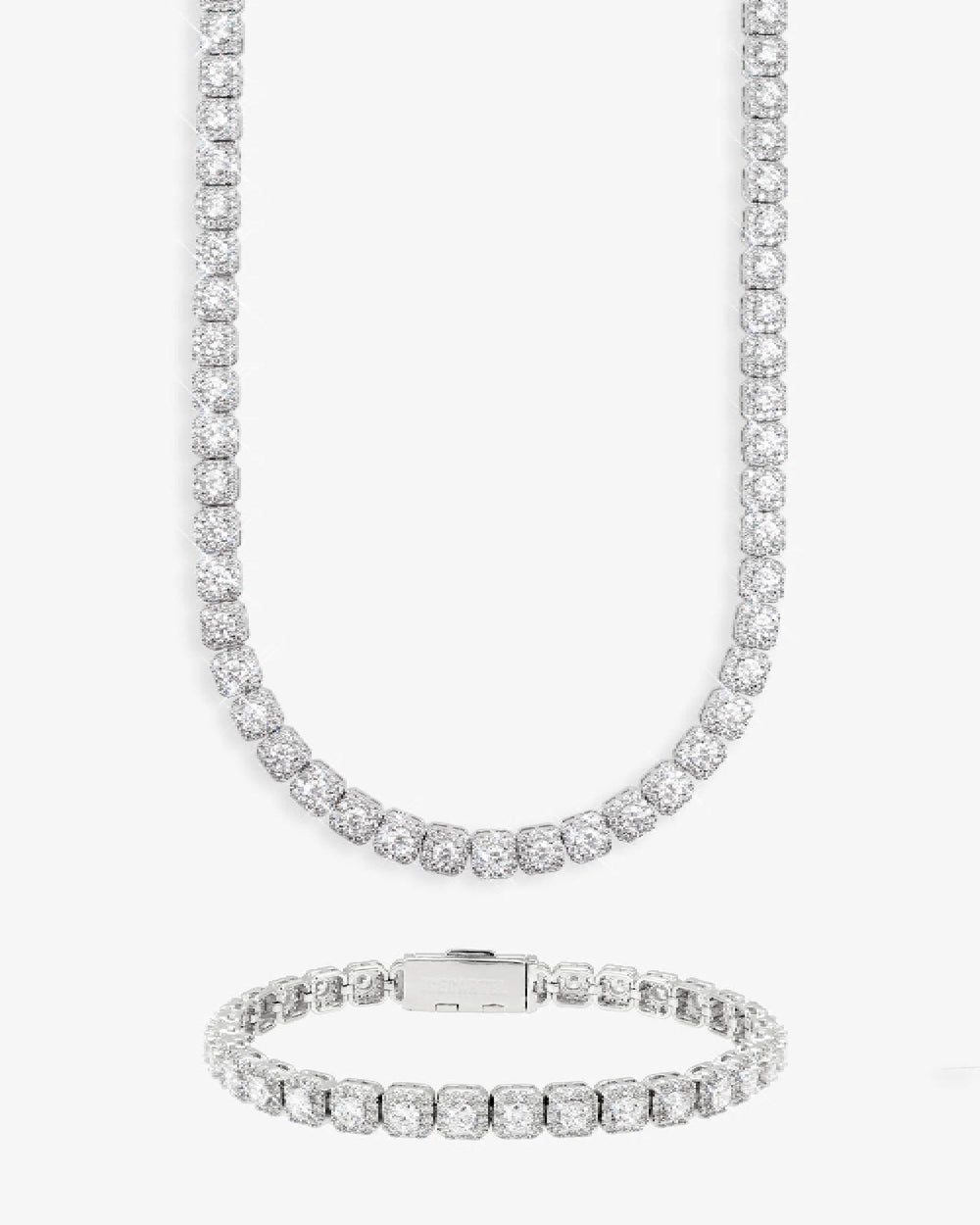 icecartel 6mm vvs tennis bracelet chain bundle px new