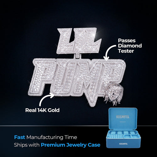 icecartel custom lil pump pendant cad design