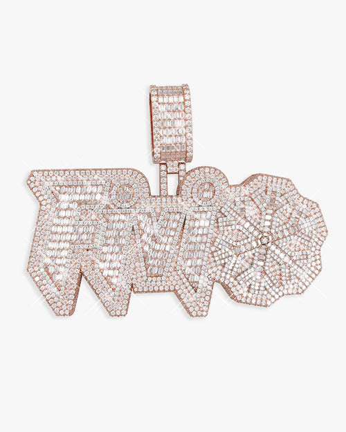 icecartel fivio foreign custom diamond pendant