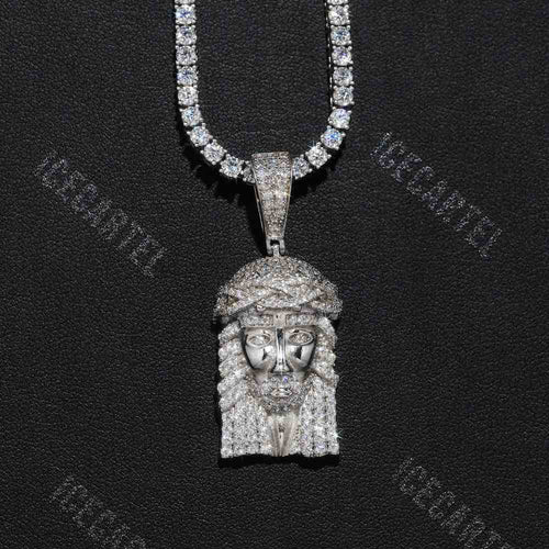 icecartel jesus custom pendant 14k gold close up