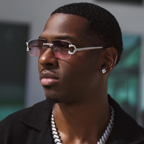 icecartel mens moissanite diamond glasses