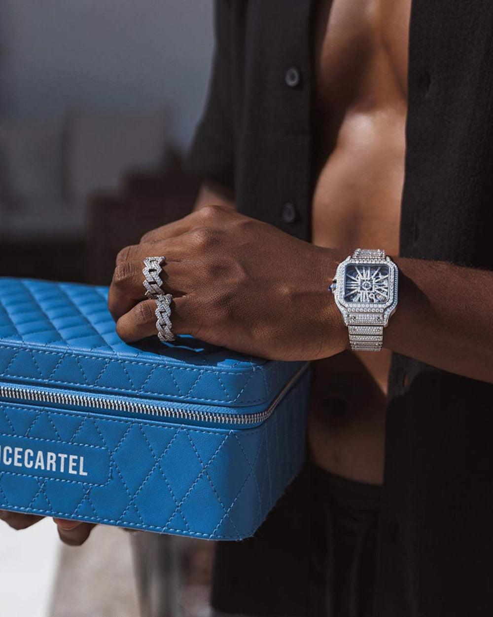 icecartel mens skeleton watch jewelry box px