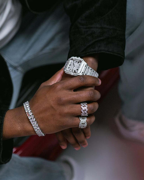 VVS Cuban Link Ring 14K Gold