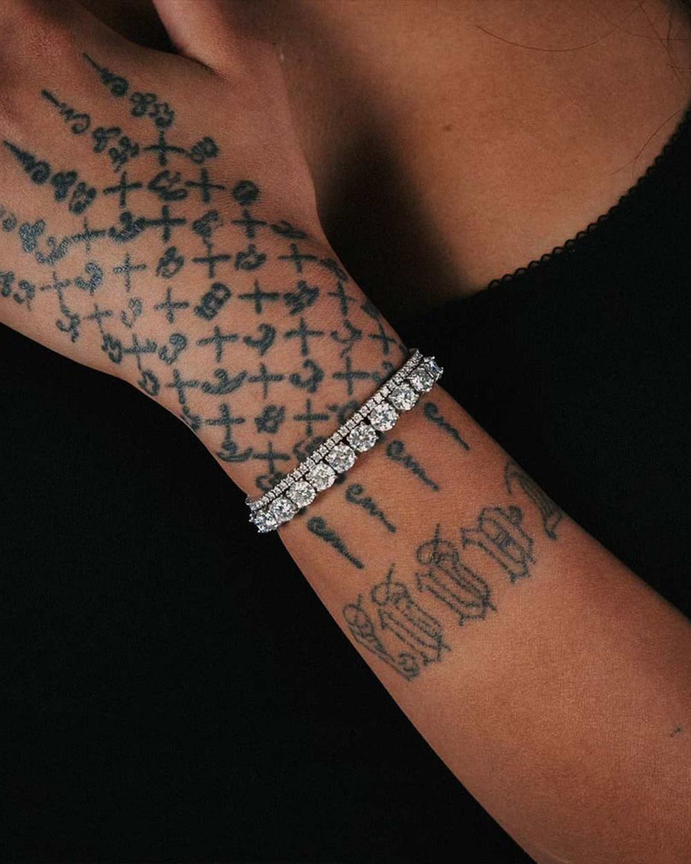 Moissanite Tennis Bracelet 14K Gold (ALL SIZES)