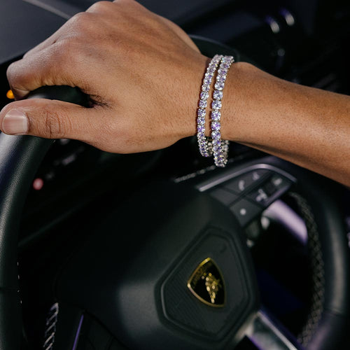 Moissanite Tennis Bracelet 14K Gold (ALL SIZES)