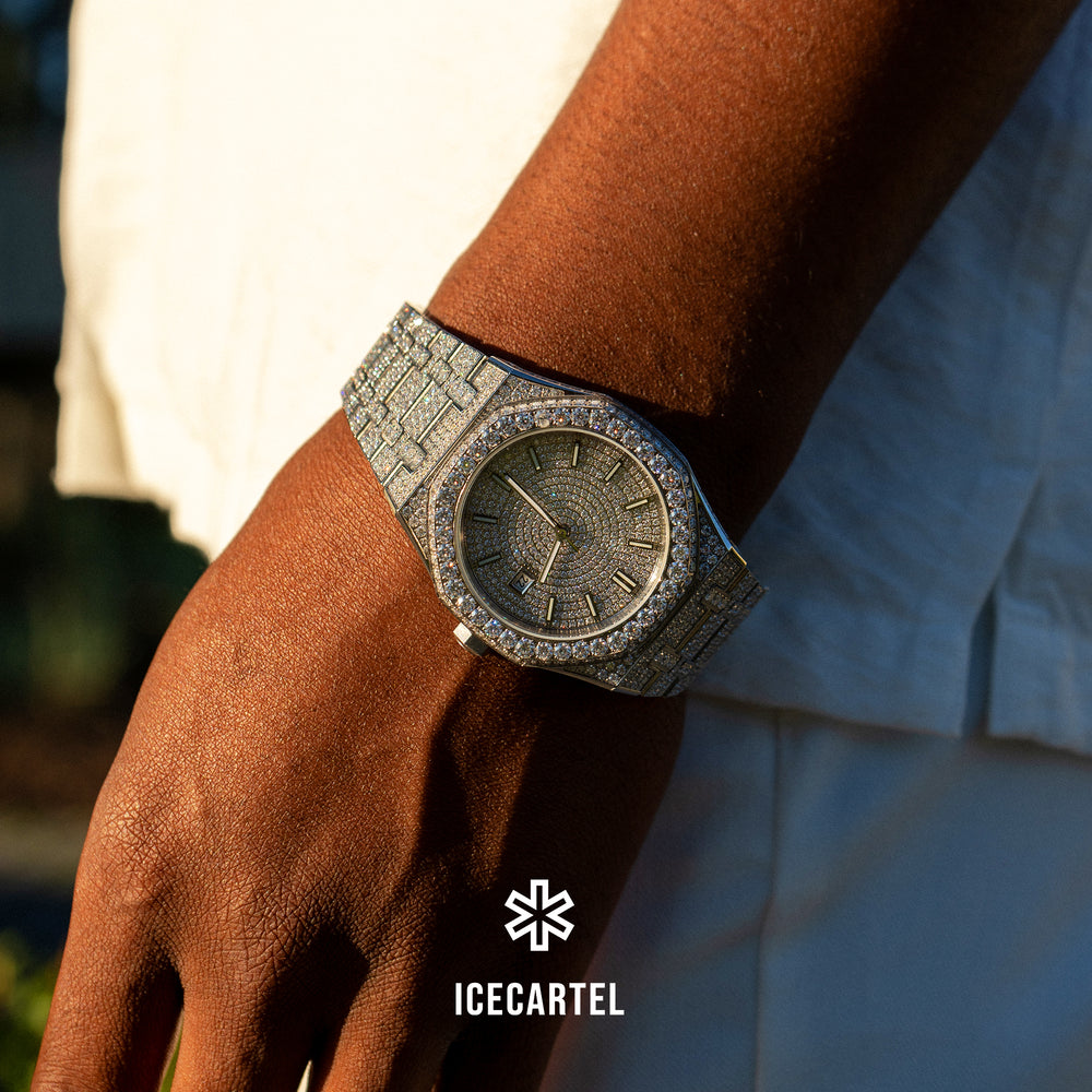 icecartel moissanite watch model