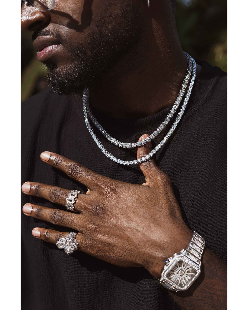 VVS Tennis Chain 14K Gold (ALL SIZES)