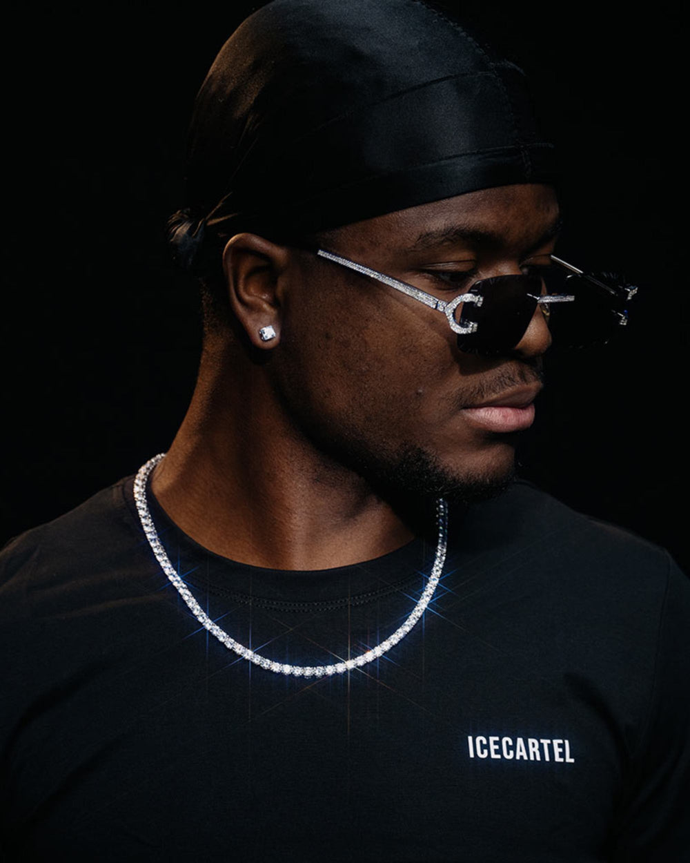 S925 Silver Moissanite Tennis Chain 14K Gold (ALL SIZES)