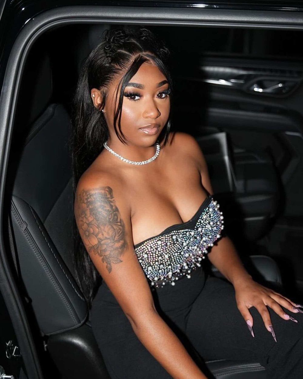 S925 Silver Moissanite Tennis Chain 14K Gold (ALL SIZES)