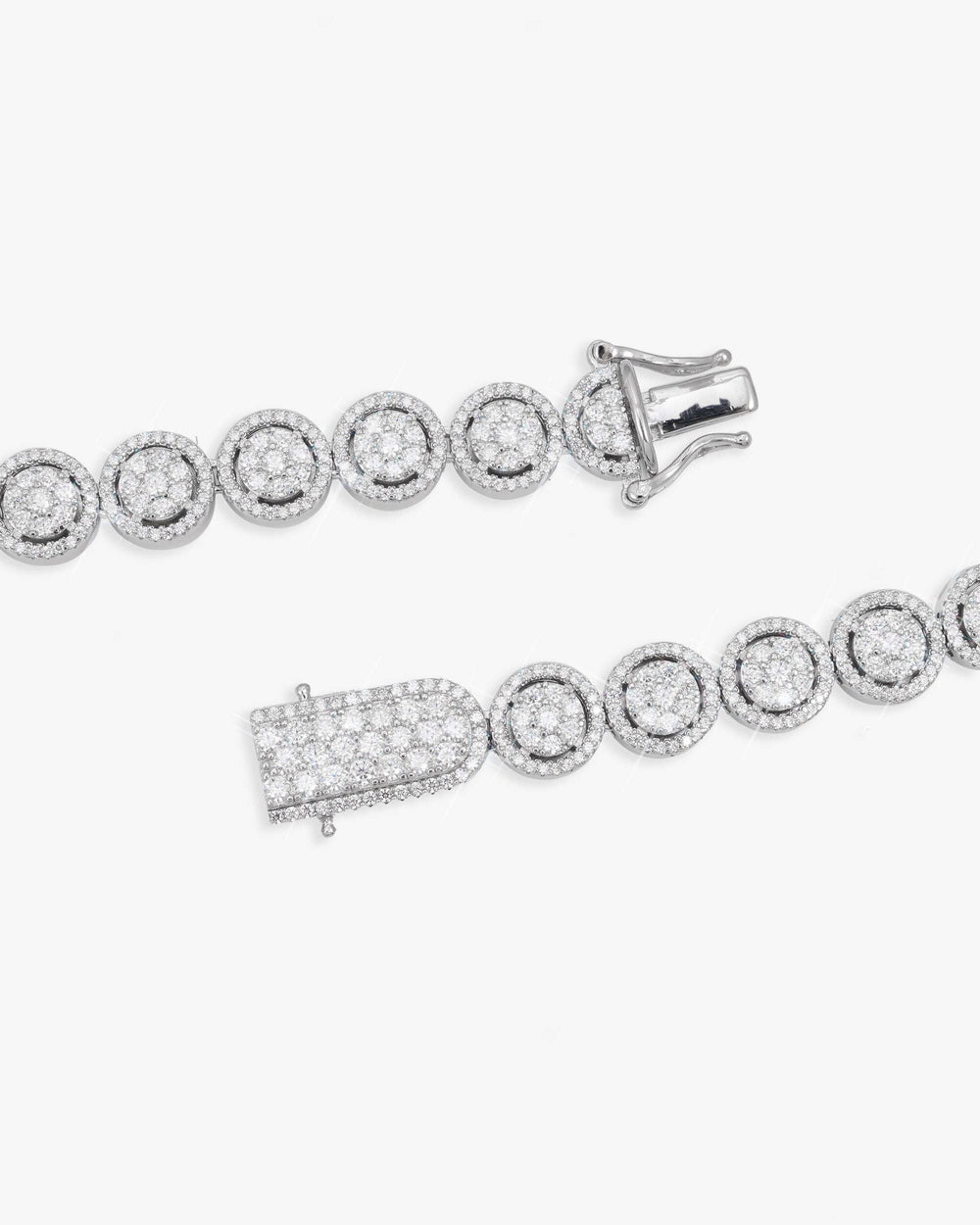 iced out bezel set tennis chain 14k gold 10mm icecartel lock
