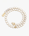 10MM Iced Out Bezel Set Tennis Chain 14K Gold - Yellow Gold