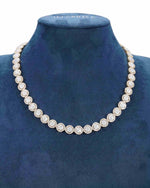 10MM Iced Out Bezel Set Tennis Chain 14K Gold - Yellow Gold