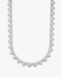 iced out cluster heart chain icecartel white main