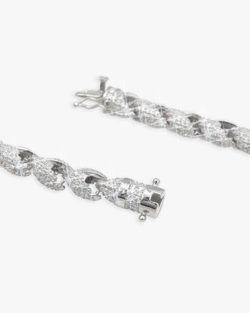 iced out rope chain icecartel white lock