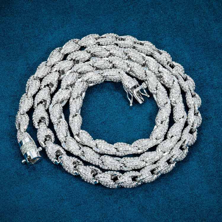 iced out rope chain