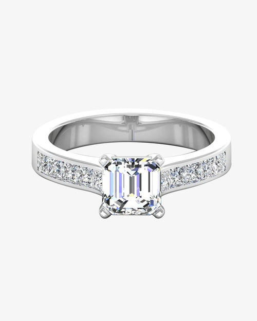 invisible set asscher cut moissanite engagement ring icecartel horizontal
