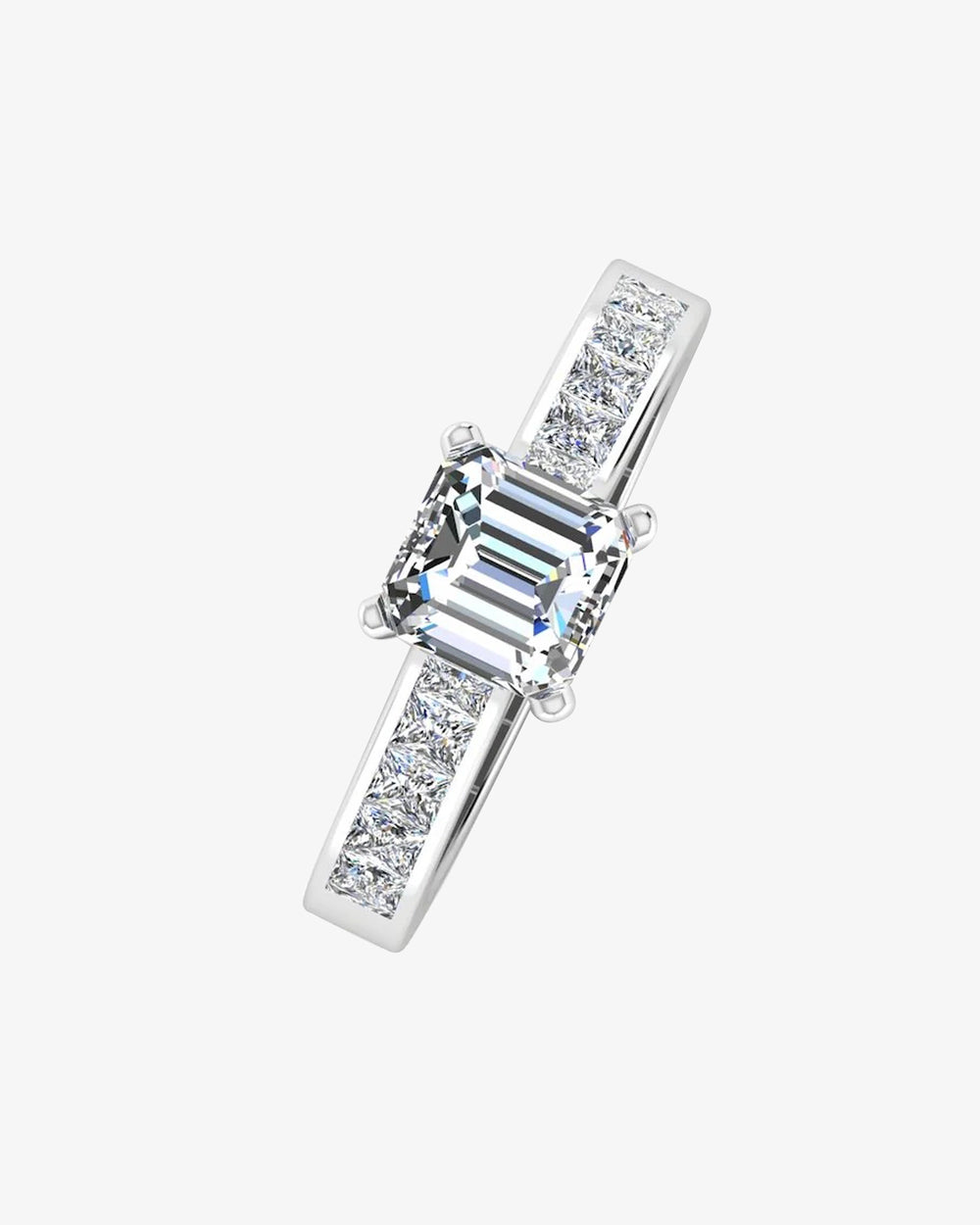invisible set asscher cut moissanite engagement ring icecartel i