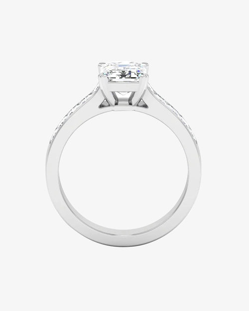 invisible set asscher cut moissanite engagement ring icecartel o