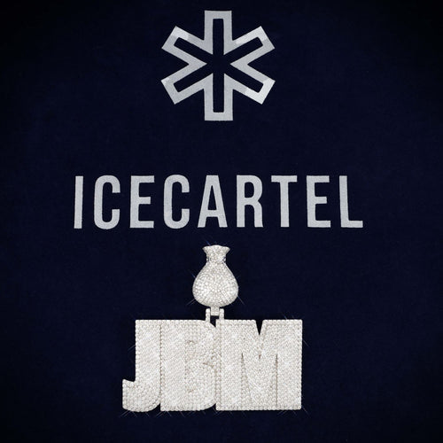 jbm custom name moissanite pendant 14k gold icecartel