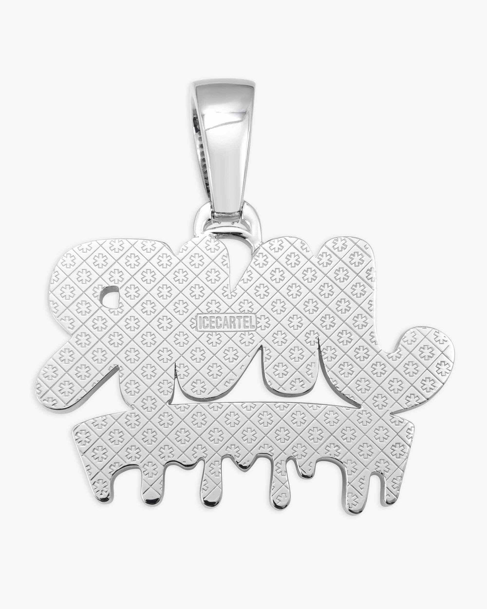 jnr auto _ fleet custom name moissanite pendant 14k gold icecartel back